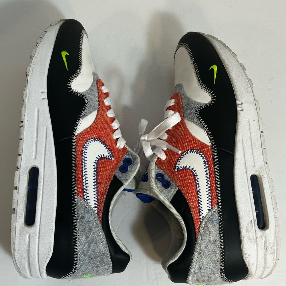 Nike Air Max 1 “Recycled White -Game Royal -Black Size 8.5